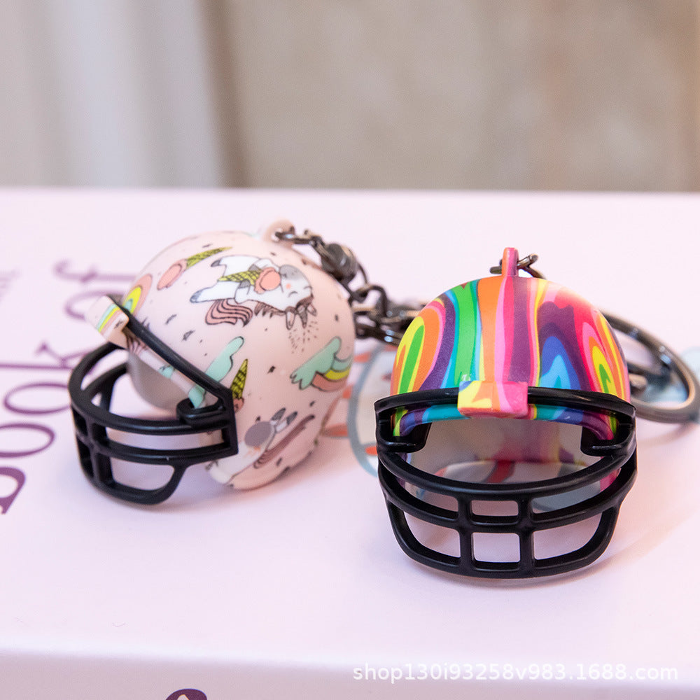 Wholesale football helmet car ornaments accessories